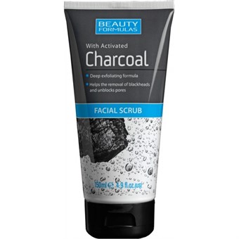  Beauty Formulas Charcoal Facial Scrub Ansigtsscrub - 150 ml