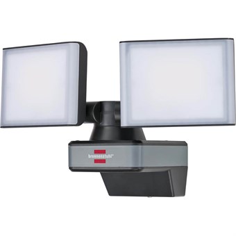 Connect WIFI LED Duo Projektør WFD 3050 / LED sikkerhedslys 30W Styrbar via gratis app (3500lm, forskellige lysfunktioner Justerbar via app, til udendørs brug IP54)