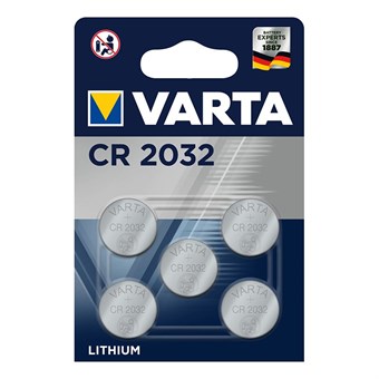 Varta CR2032 - Lithium Batteri - 5 stk - Passer til AirTag