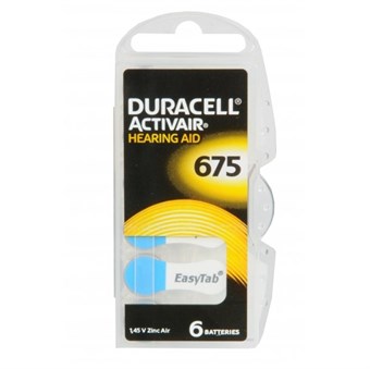 Duracell Activair 675 Høreapparat Batteri - 6 stk