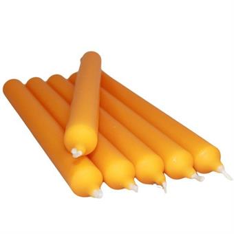 Kronelys / Middaglys 21 cm - Bright Orange 