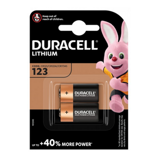 DURACELL Lithium DL123A - 2 stk