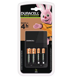 Duracell AA/AAA hurtigoplader inkl. 2xAA/2xAAA batterier - CEF14 
