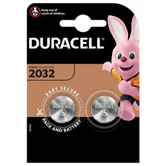 Duracell CR2032 - Lithium Batteri - 2 stk - Passer til AirTag
