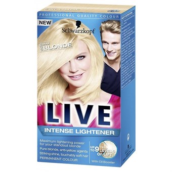 Schwarzkopf LIVE Intense Permanent Color - Hårfarve - 00B Max Blonde Ultra Shine 
