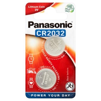 Panasonic CR2032 - Lithium Batteri - 2 stk - Passer til AirTag
