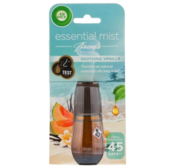 Air Wick El Luftfrisker Essential Mist Aroma Refill - 20 ml - Beroligende Vanilje