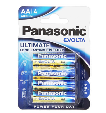 Panasonic Evolta AA / LR06 / Mignon batterier - 4 stk