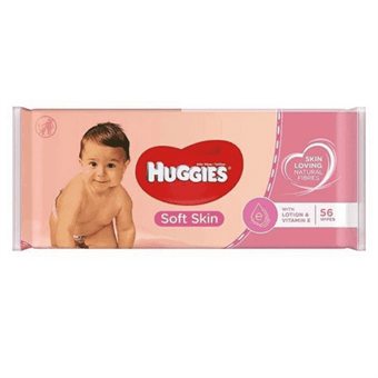 Huggies Baby Vådservietter til Sart Hud - 56 stk.