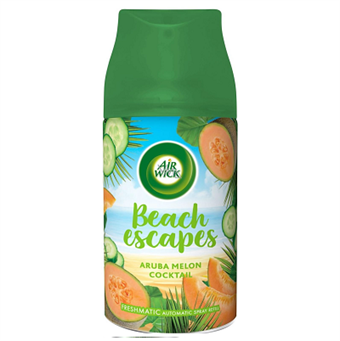 Air Wick Refill til Freshmatic Spray - 250 ml - Beach Escapes Aruba Melon