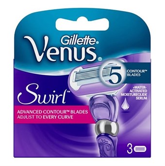 Gillette Venus Swirl - Barberblade - Refill - 3 stk.