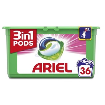 Ariel 3in1 Vasketabs - Pods Fresh Sensation Pink Detergent - 36 stk.