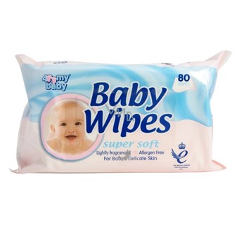 4 My Baby Super Soft Baby Wipes - Vådservietter - 80 stk.