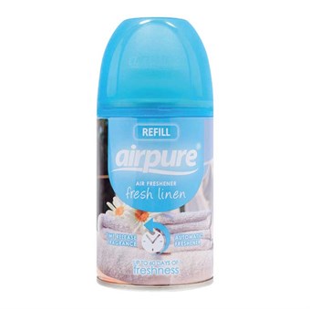 AirPure Refill til Freshmatic Spray - Duft af Frisk Vasketøj - Fresh Linen - 250 ML