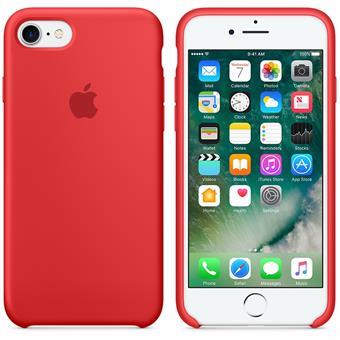 iPhone 7 / iPhone 8 / iPhone SE silikone cover - Rød