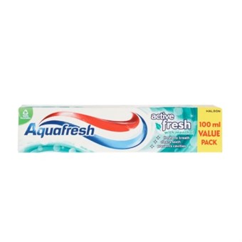 Aquafresh Active Fresh Tandpasta med Menthol - 100 ml