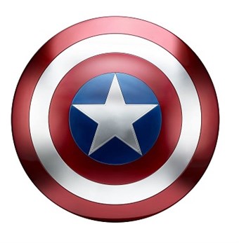 Avengers Captain America Børneskjold / Voksenskjold - Inkl. Lydeffekt
