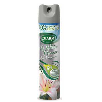 Charm Room Fresh Spray - 240 ml - Lilly White Flower