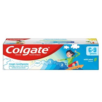 Colgate Kids Natural Tandpasta til Børn - Mild Mint - 6-9 år - 75 ml