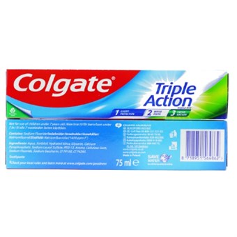 Colgate Triple Action Mint Tandpasta - 75 ml