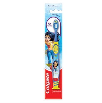 Colgate - Tongue Cleaner - Kids 6+ år - Tandbørste til Børn - Soft - Wonder Woman