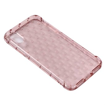 Soft Safety Cover i TPU plast og Silikone til iPhone X / iPhone Xs. - Rosa Guld