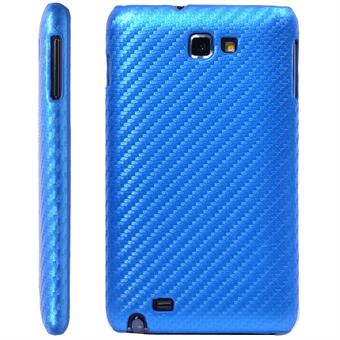 Samsung Note carbon Cover (Blå)