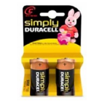  Duracell SIMPLY - C (MN1400/LR14) 2 stk