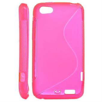 S Line Silikone Cover HTC ONE V (Pink)