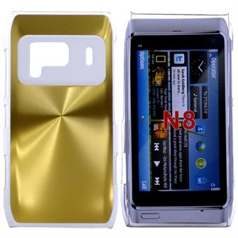 Aluminium cover til Nokia N8 (Guld)