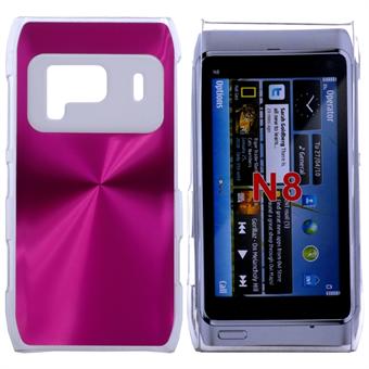 Aluminium cover til Nokia N8 (Pink)