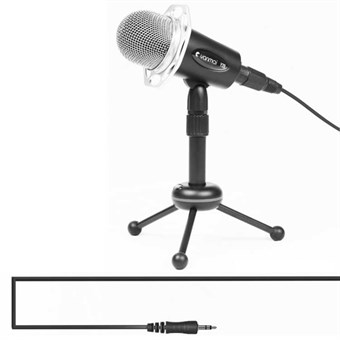 Yanmai Mikrofon m/ Tripod til Smartphone & Computer - iOS/Android