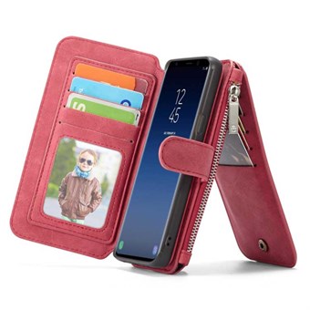 CaseMe Flip Pung til Samsung Galaxy S9 Plus - Rød