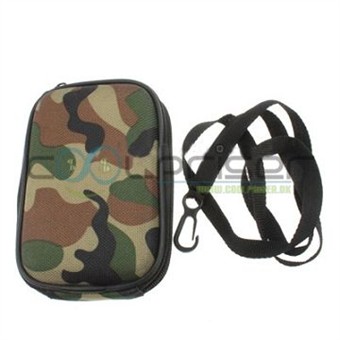 Universal Army Mini Digital Camera taske med halsrem