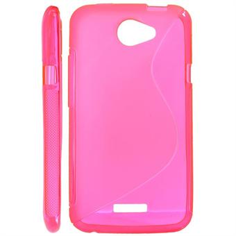 S Line Silikone Cover HTC ONE X (Pink)