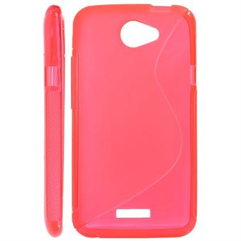 S Line Silikone Cover HTC ONE X (Rød)