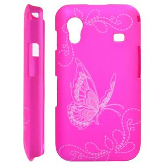 Samsung Galaxy Ace Sommerfugl cover (Hot pink)