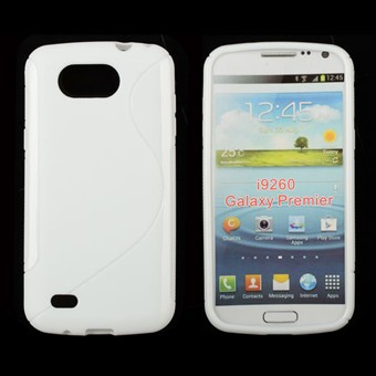 S-line Silikone Cover til Galaxy Premier (Hvid)