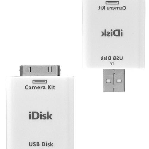 iDisk - USB TF kort læser Camera Connection Kit
