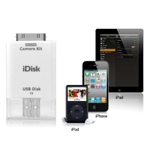iDisk - USB TF kort læser Camera Connection Kit