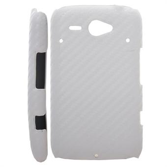 HTC ChaCha Corbon Cover (Hvid)