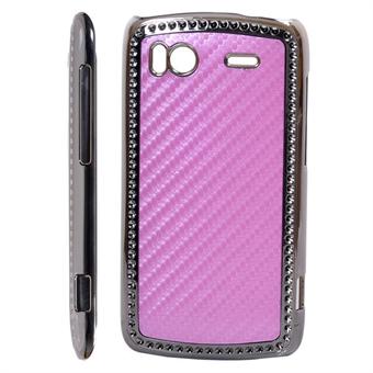 Bling cover til HTC Sensation (Pink)