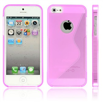 Stift Silikone Cover til iPhone 5 / iPhone 5S / iPhone SE 2013 (Pink)