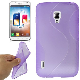 S-Line Silikone Cover LG Optimus L7 2 Dual (Lilla)