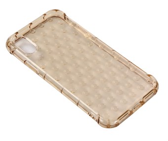 Soft Safety Cover i TPU plast og Silikone til iPhone X / iPhone Xs - Luxury Guld