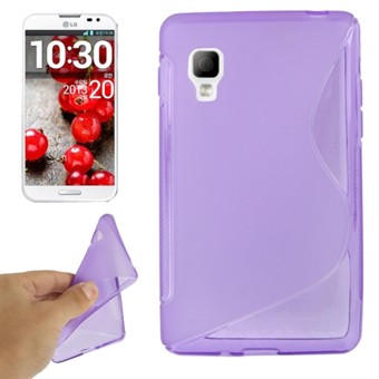 S-Line Silikone Cover LG Optimus LF 2 (Lilla)