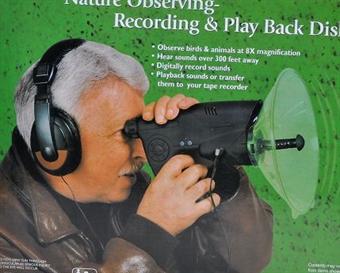 Udspionerings Kit m/Kikkert, Headset og Parabol-lydfanger