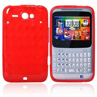 Silikone Cover til HTC Cha Cha (Rød)