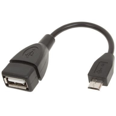 USB Host OTG Cable Micro USB to Female USB for i9100