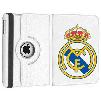 Roterende Fodbold Etui til iPad Mini 1/2/3 - Real Madrid